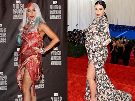 Busana Selebriti Terburuk, dari Lady Gaga Hingga Kim Kardashian (2)