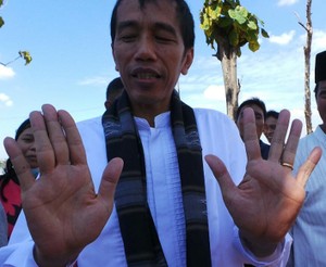 Ini Penampakan Garis Tangan Jokowi