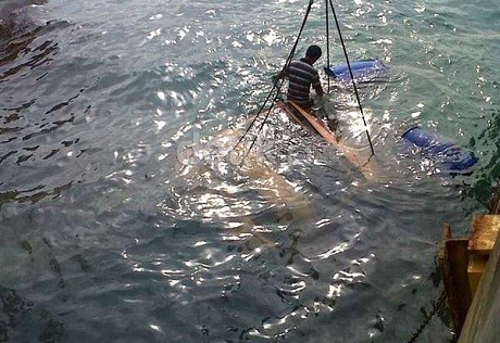 Truk yang Tercebur di Merak Berhasil Dievakuasi