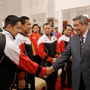 Presiden pada Tim Bulutangkis Indonesia: Do Your Best