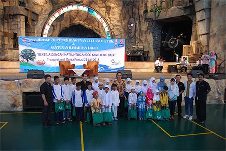 Ribuan Anak Yatim Piatu dan Dhuafa Terima Santunan Dari Ancol