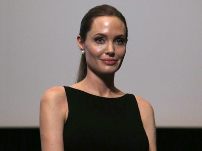 Woman in Black Angelina Jolie