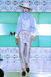 Jakarta - Indonesia. Ria Miranda Ramadhan Runway 2014 at Grand Atrium Kota Kasablanka. 27 Juli 2013. Jakarta. [Foto: Mohammad Abduh/Wolipop]
