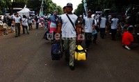 Sebanyak 12.000 orang mengikuti mudik gratis bersama Jasa Raharja.