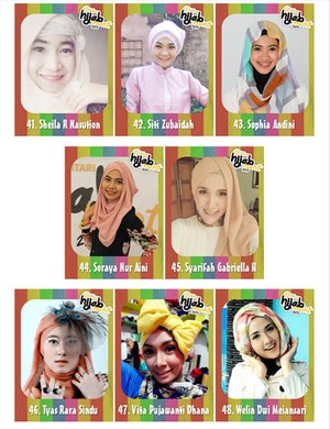 Ini Dia 50 Finalis Indosat Mentari Hijab Hunt 2013
