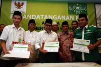 PBNU melalui Lembaga Pengembangan Pertanian (LPP) bekerjasama dengan Kementerian BUMN di bidang agroforestri.