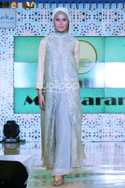 Jakarta - Indonesia. Malik Moestaram Ramadhan Runway 2014 at Grand Atrium Kota Kasablanka. 27 Juli 2013. Jakarta. [Foto: Mohammad Abduh/Wolipop]