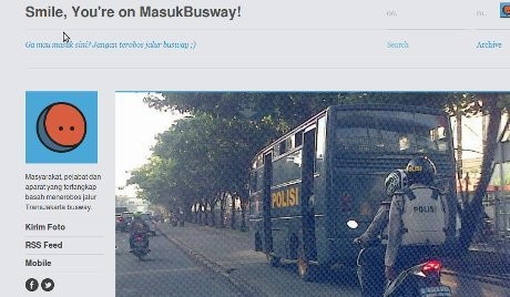 Smile! Anda Tertangkap Basah Masuk Busway