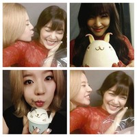 Sunny ingin mencium Tiffany. (Instagram)