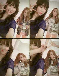 HappyB-day my American friend #801, tulis Taeyeon. (Instagram)