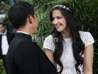 Nia Ramadhani eksis lagi di dunia sinetron. Gus Mun/detikHOT.