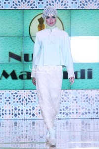 Jakarta - Indonesia. Nuniek Mawardi Ramadhan Runway 2014 at Grand Atrium Kota Kasablanka. 27 Juli 2013. Jakarta. [Foto: Mohammad Abduh/Wolipop]