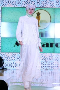 Jakarta - Indonesia. Nuniek Mawardi Ramadhan Runway 2014 at Grand Atrium Kota Kasablanka. 27 Juli 2013. Jakarta. [Foto: Mohammad Abduh/Wolipop]