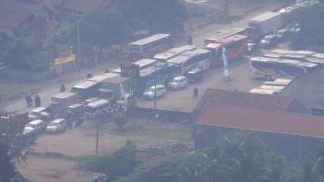 Ini Penampakan Macet Parah di Jomin dari Udara