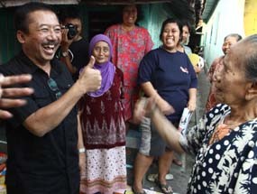 Bambang DH Kunjungi Kampung Jempol di Madiun