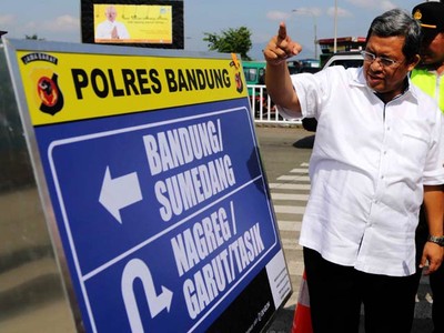 Gubernur Jabar Tinjau Jalur Mudik