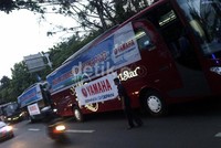 20 bus disiapkan Yamaha untuk wilayah Jakarta yang ingin mudik menuju Yogyakarta dan Semarang.