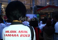 Sebanyak 3.600 konsumen Yamaha melakukan mudik bareng.