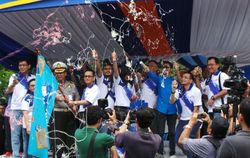 1.300 Frontliner Mudik Bareng XL