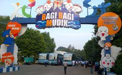 1.300 Frontliner Mudik Bareng XL