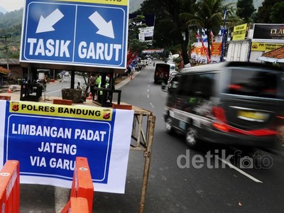 Arus Mudik di Nagreg Lancar