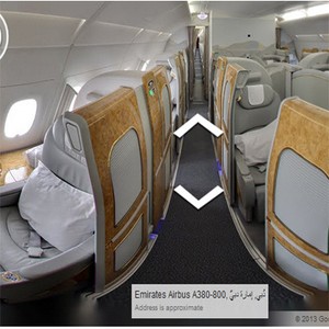 Menjelajah Kabin Mewah Emirates A380 via Street View