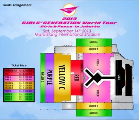 Harga Tiket Konser SNSD di Jakarta Dijual Mulai Rp 600 Ribu