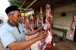 Pedagang Daging Musiman Mulai Bermunculan