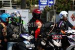 Pemudik Motor Lintasi Bekasi