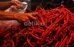 H-2 Lebaran, Harga Cabai Turun