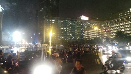 Malam Takbiran, Bundaran HI Ramai