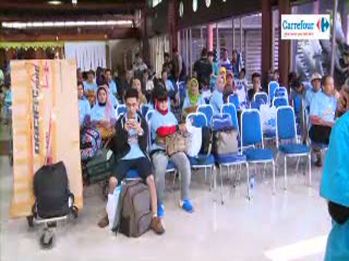 Pesepeda Dapat Hadiah Lebaran Terbang Mewah dari Carrefour