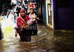 Lebaran di Tengah Banjir
