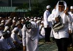 Tahanan KPK Salat Id di LP Cipinang