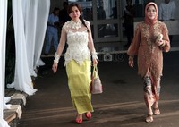 Venna mengaku belum mendapat ucapan selamat Lebaran dari sang anak. Gus Mun/detikHot.