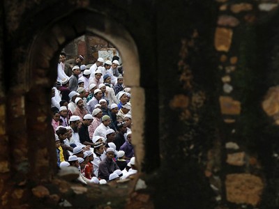 Umat Muslim India Baru Berlebaran