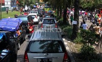 Kemacetan parfah terjadi di jalur menuju Ragunan.