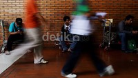 Bandara Soekarno Hatta tampak normal.
