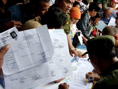 Ramai-ramai Registrasi di Blok G Tanah Abang