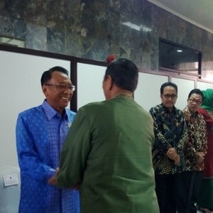 Bos-Bos Perusahaan Migas Bermaaf-maafan di Kantor Jero Wacik