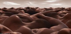 Bodyscapes, Pesona Bukit Pasir dari Tubuh Manusia