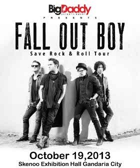 Tiket Konser Fall Out Boy Dijual Mulai Rp 600 Ribu