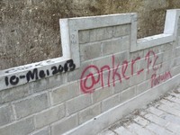 Sayang, objek wisata ini rusak oleh ulah tangan jahil (Putri/detikTravel)