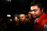 Simon ditahan di Rutan Guntur.