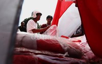 Seperti terlihat di kawasan Jatinegara, Jakarta, Rabu (14/7/2013).