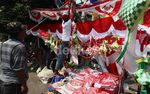 Pedagang Bendera Mulai Diserbu