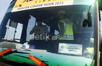 Mulai dari ban, lampu, fungsi rem dan lain-lain juga diperiksa.