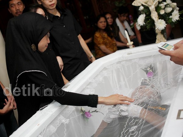 Suasana di Rumah Duka Kris Biantoro