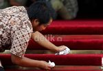 Jelang Pidato Kenegaraan, Gedung DPR Kinclong