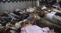 Otoritas berwenang di Mesir menyatakan, sebanyak 235 sipil tewas dalam bentrokan yang pecah Rabu (14/8/2013) pagi. Sementara dari pihak keamanan tercatat 43 polisi meregang nyawa dalam bentrokan itu. REUTERS/Amr Abdallah Dalsh.
